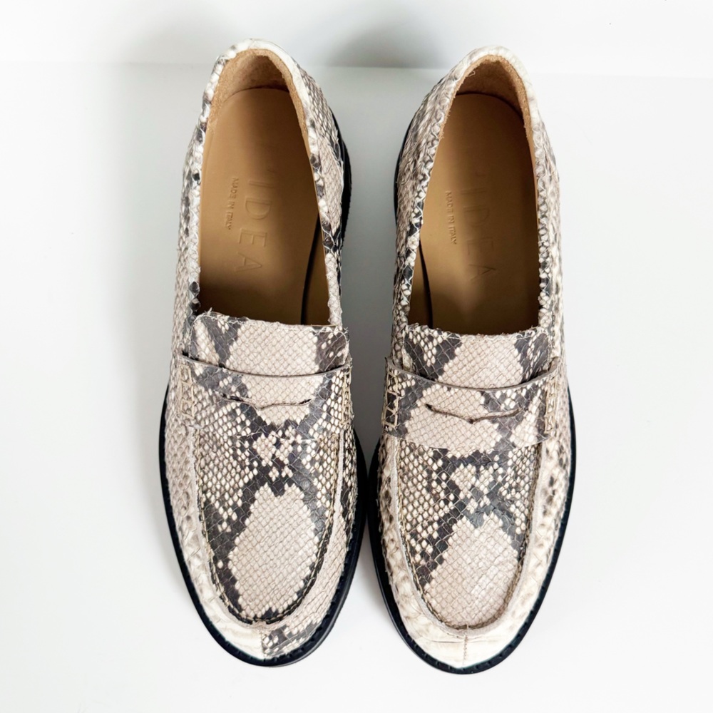 I’idea Italy Python Print Platform Loafers | 41 - image 1
